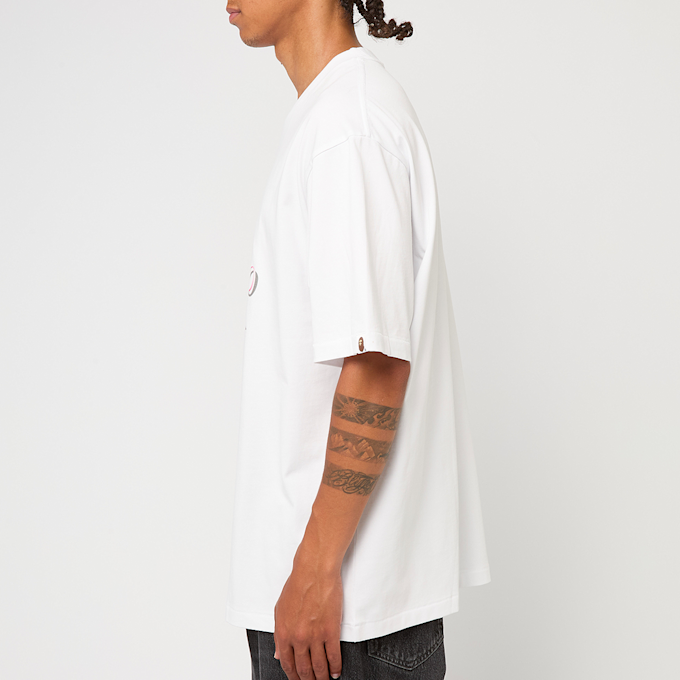 A Bathing Ape Cityscape Ape Head Relaxed Fit Tee white white 88763 3