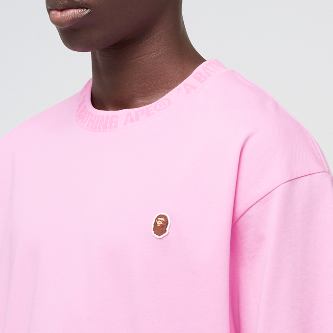 A Bathing Ape One Point Relaxed Fit Tee lichtroze 86326 5