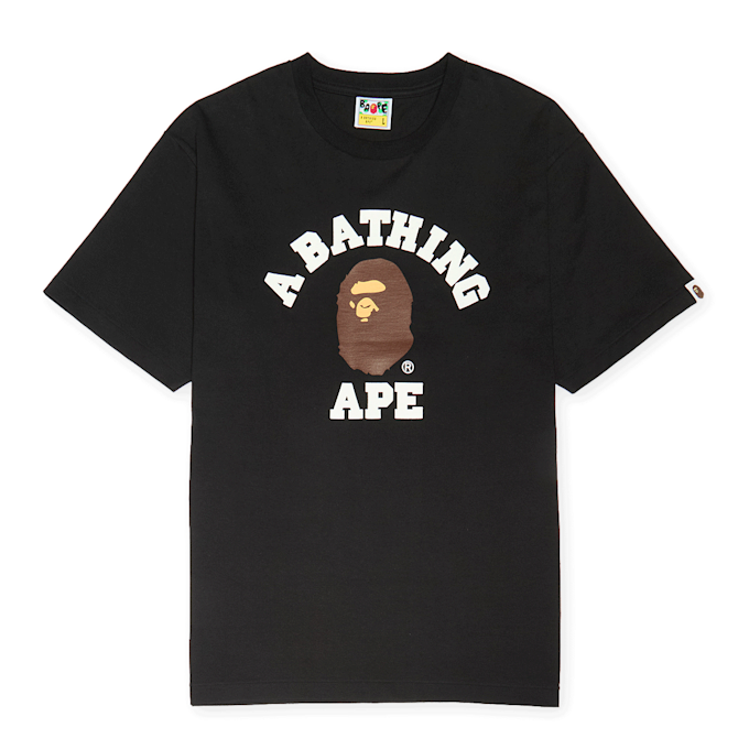 A Bathing Ape College Tee zwart 87768 1