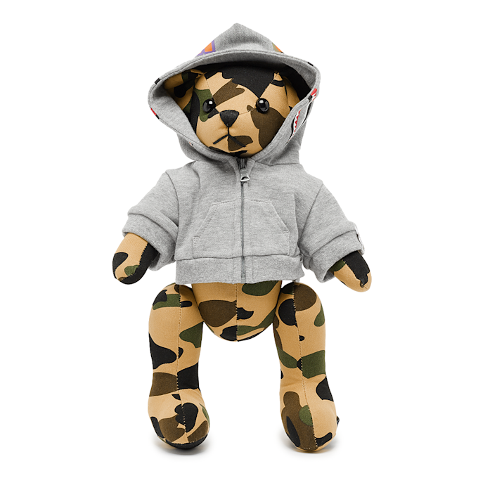 A Bathing Ape 1st Camo Bear Plush Doll beige 89388 1
