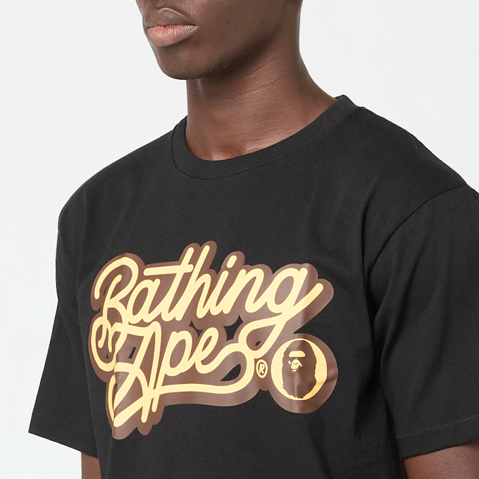 A Bathing Ape Bathing Ape Script Logo Tee schwarz 86330 5