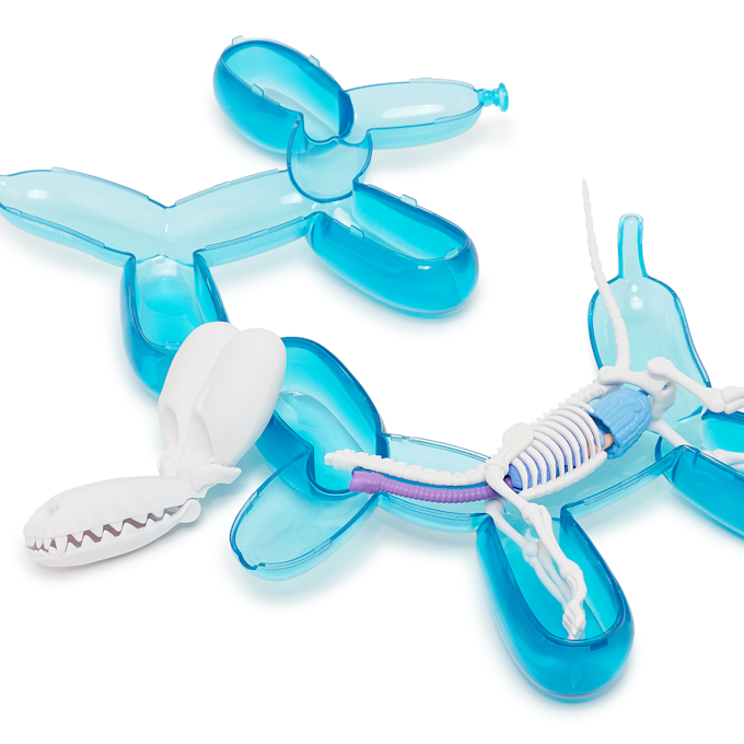 MightyJaxx Funny Anatomy Baloon Dog (Honey Edition) blau 90957 4