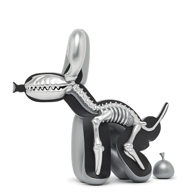 MightyJaxx Dissected Popek by Whatshisname and Jason Freeny grijs 91044 2