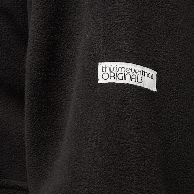 thisisneverthat Half Zip Fleece Pullover schwarz 87324 6