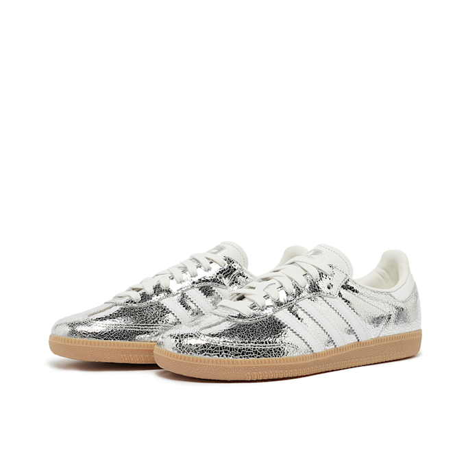 adidas Originals Wmns Samba OG "Cracked Silver Metallic" silver 89373 1