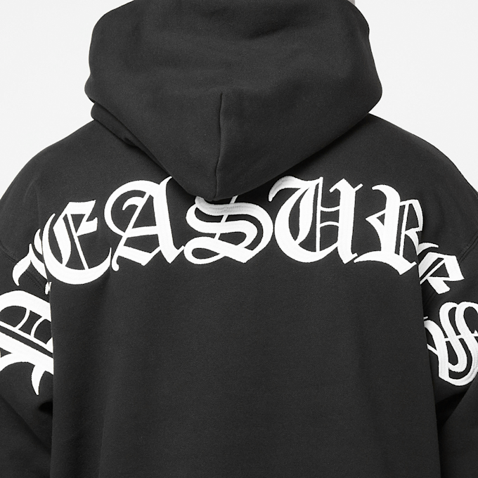 Pleasures Neural Hoodie zwart 88738 6