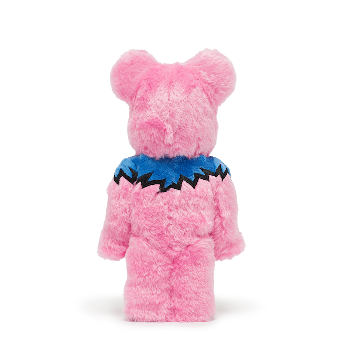 Medicom x Grateful Dead Bearbrick Dancing Bear Costume 400% light pink 91092 3