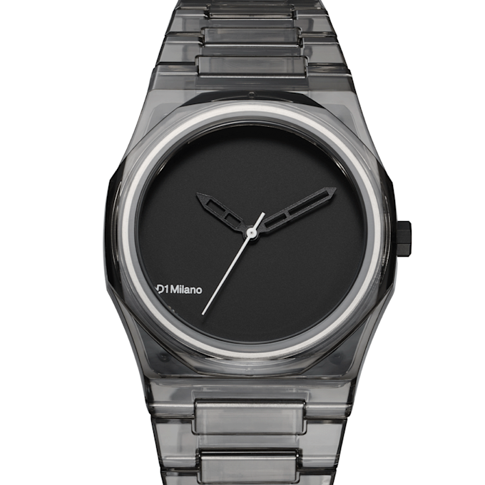 D1 Milano Nylon Exp Black Watch 39mm braun 90852 1