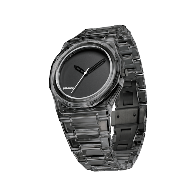 D1 Milano Nylon Exp Black Watch 39mm bruin 90852 2
