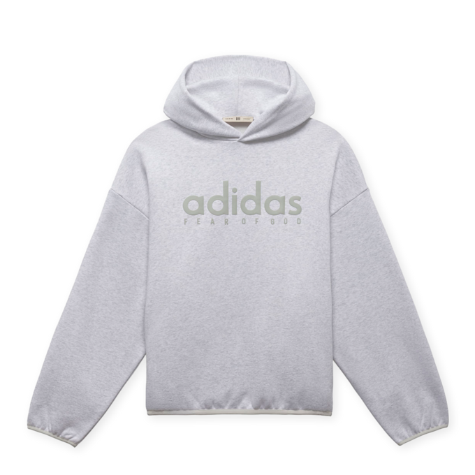 adidas Originals x Fear Of God Athletics Heather Hoodie grijs 87802 1