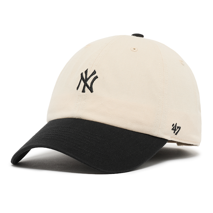 47 MLB New York Yankees Base Runner Two Tone Clean Up Cap beige 90100 1