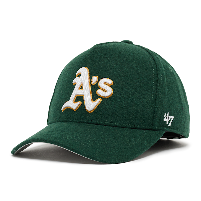 '47 MLB Oakland Athletics Chain Stitch Offside DT Cap green 90102 1