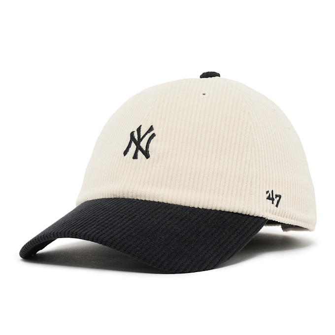 '47 MLB New York Yankees Cord Base Runner Clean Up Cap beige 91022 1
