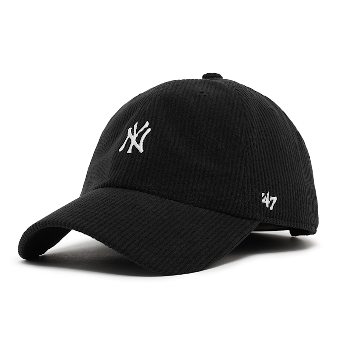 '47 MLB New York Yankees Cord Base Runner Clean Up Cap schwarz 85704 1