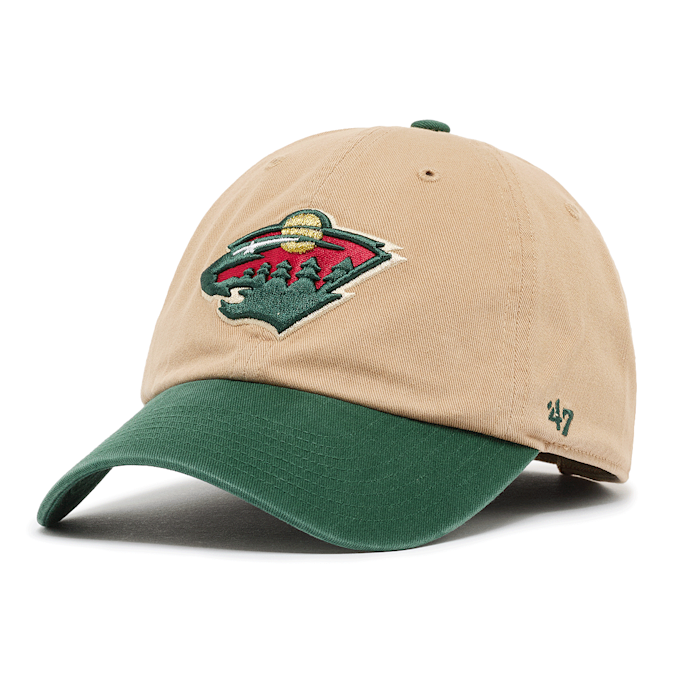 '47 NHL Minnesota Wild Two Tone Clean Up Cap beige 88505 1