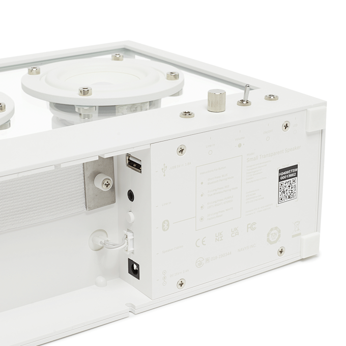 Transparent Small Speaker wit 90428 4