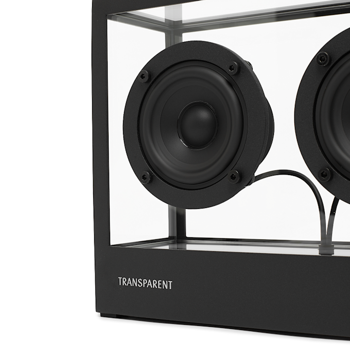 Transparent Small Speaker black 90610 5