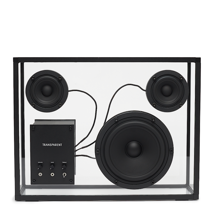 Transparent Speaker black 87708 1