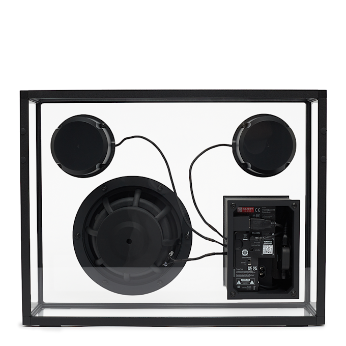Transparent Speaker black 87708 3