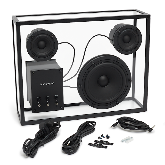 Transparent Speaker black 87708 7