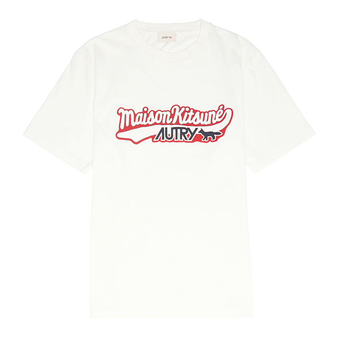 Autry x Maison Kitsune T-Shirt weiß 91541 1
