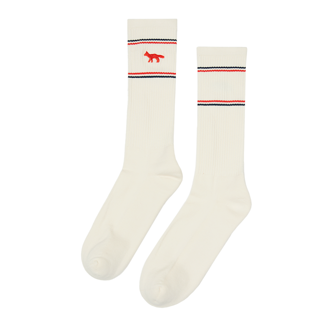 Autry x Maison Kitsune Socks beige 89757 1