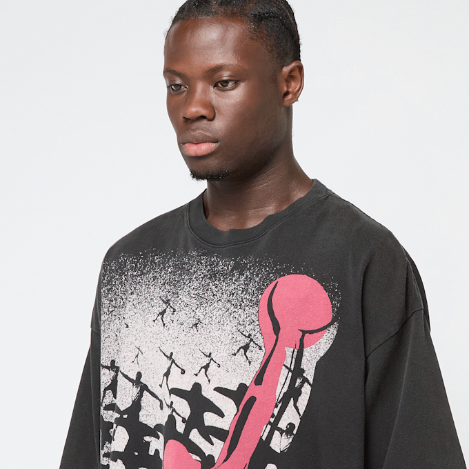 Jordan Reissue Oversized Short Sleeve Crewneck Shirt black 91501 5