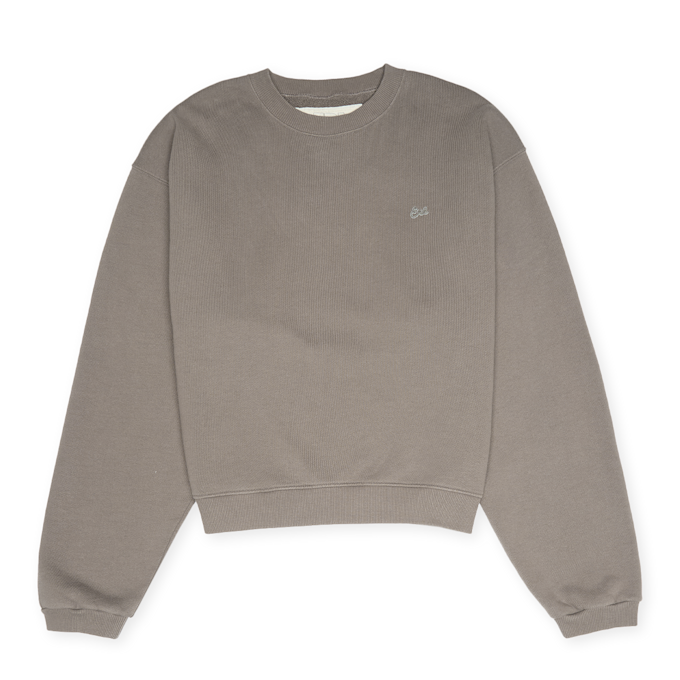 ERL Unisex ERL Script Crewneck Sweater Knit grey 86647 1