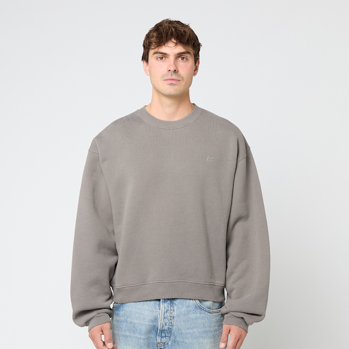 ERL Unisex ERL Script Crewneck Sweater Knit grijs 86647 2