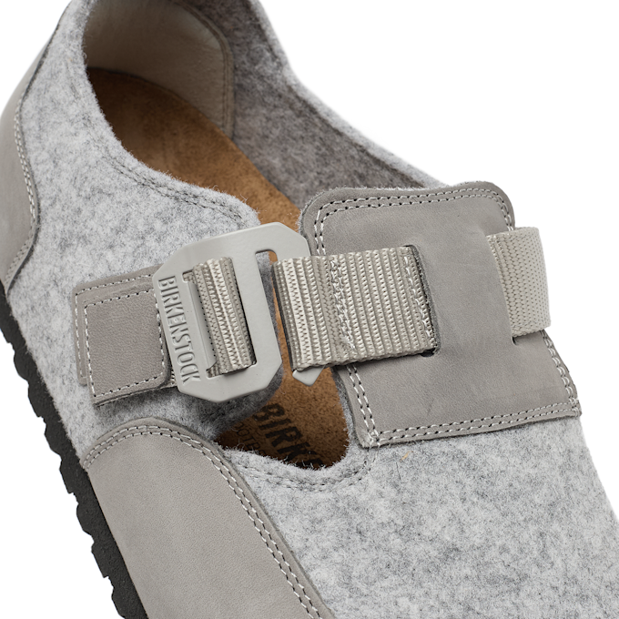 Birkenstock London Nova TEX Felt grijs 88886 5