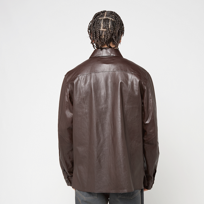 Our Legacy Welding Shirt Fluid Calfskin brown 88889 4