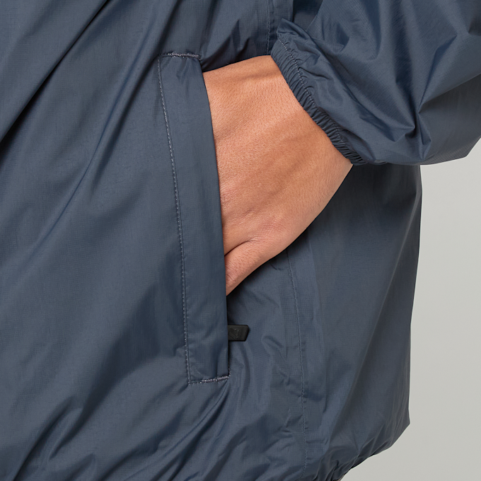 Comme des Garcons Play K-Way Full Zip Jacket Red Emblem blue 87986 7