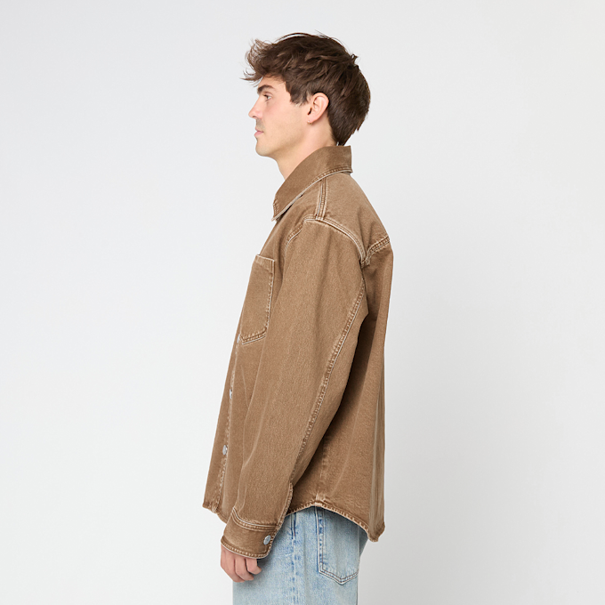 AMI PARIS Surchemise ADC brown 89503 3