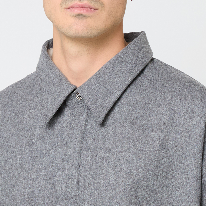 AMI PARIS Chemise Polo grijs 90228 5