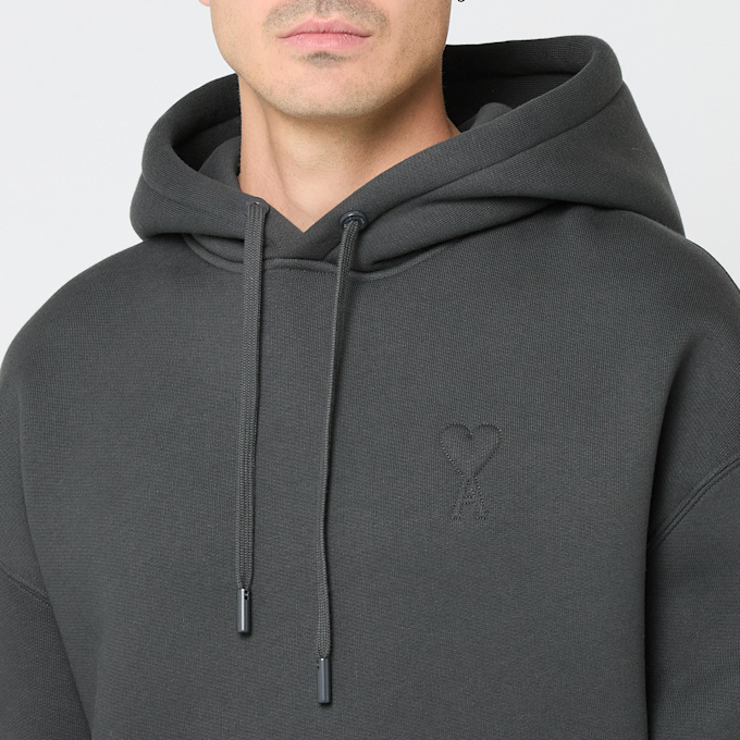 AMI PARIS Hoodie Big ADC grijs 89505 5