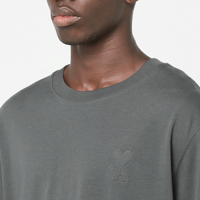 AMI PARIS Big ADC T-Shirt grijs 91463 5