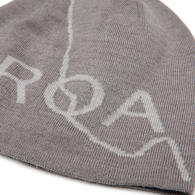 ROA Logo Wool Beanie grau 89507 3