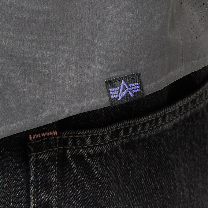 Alpha Industries Short Sleeve Laser Cut Shirt grijs 89933 7