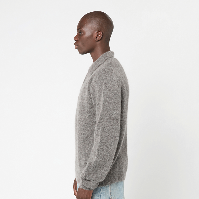 Sunflower Mohair Polo grijs 87543 3