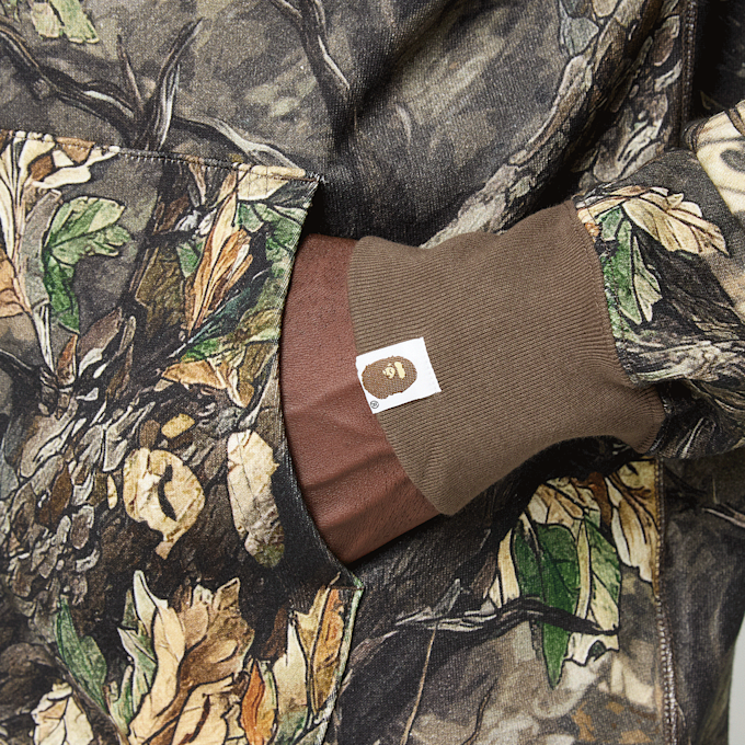 A Bathing Ape Tree Edge Camo Shark Relaxed Fit Full Zip Hoodie M camouflage 86004 6