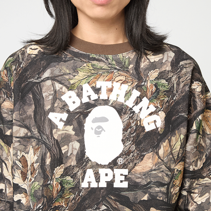 A Bathing Ape Tree Edge Camo College Relaxed Fit Crewneck #2 M multicolor 90136 3