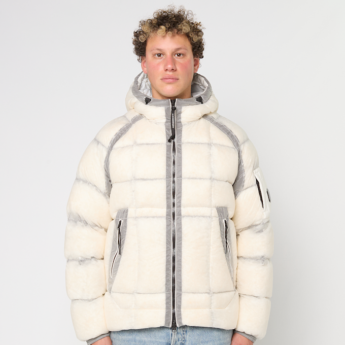 C. P. Company Medium Jacket In Dd-Shell white 87558 2