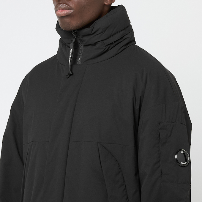 C. P. Company Outerwear Long Jacket In Pro-Tek black 90409 5