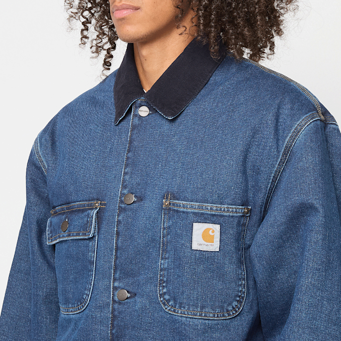 Carhartt WIP OG Chore Denim Coat blau 89523 5