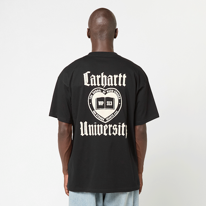 Carhartt WIP Shortsleeve Schooling T-Shirt zwart 91510 4