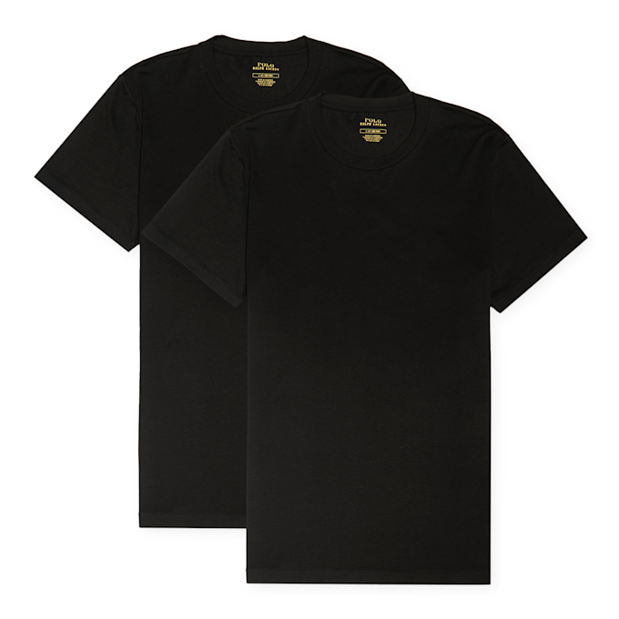 Polo Ralph Lauren Classic 2 Pack Crew Undershirt zwart 91549 1