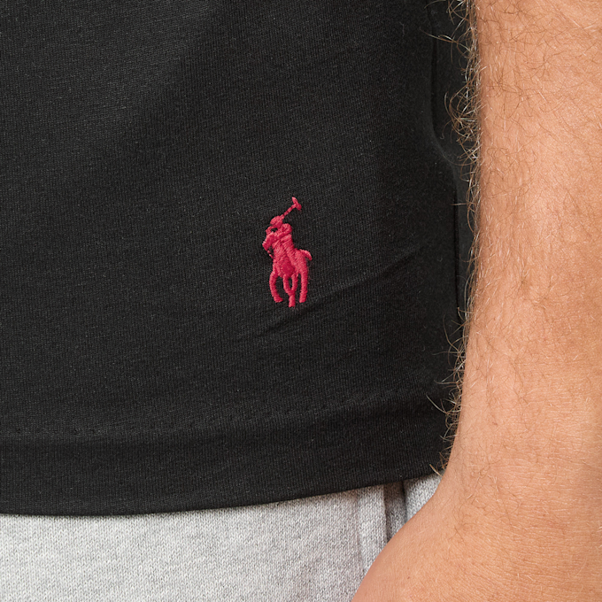 Polo Ralph Lauren Classic 2 Pack Crew Undershirt schwarz 91549 6