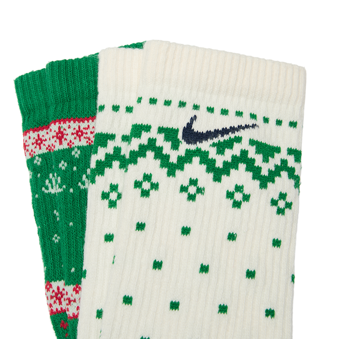 Nike Everyday Plus Cushioned Winter Wonderland Crew Socks 2 Pack multicolor 92002 3