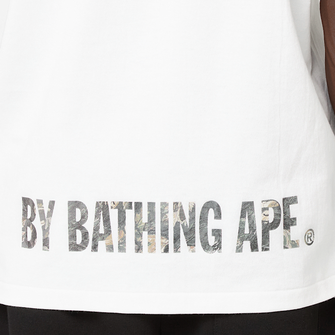 A Bathing Ape Tree Edge Camo Ape Face Tee weiß 92416 6