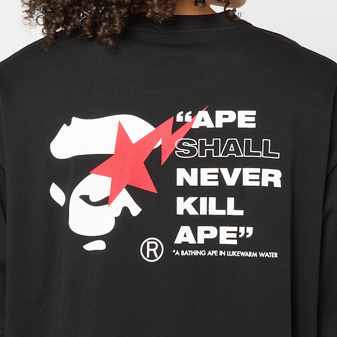 A Bathing Ape Bape Sta Ape Face Relaxed Fit Tee M zwart 92414 6